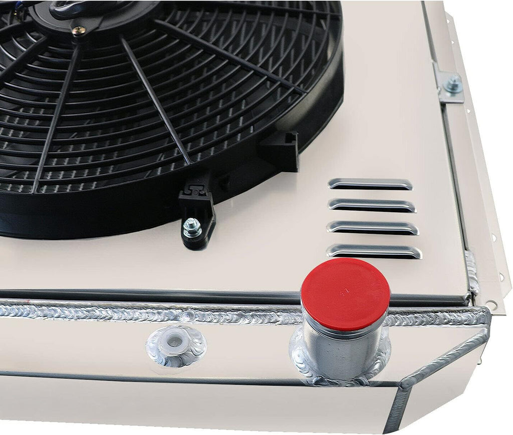All Aluminum 4 Row Radiator with Shroud and Fan R601