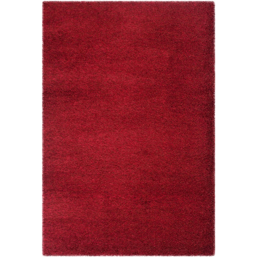 Red 5'1" x 7'6" Shag Area Rug B53333
