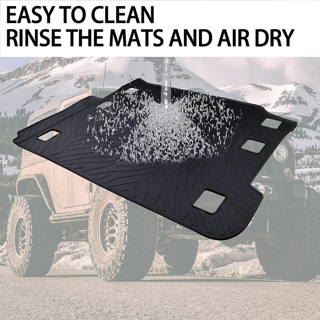 Black Heavy Duty Anti-Slip Cargo Liner Mats H55165