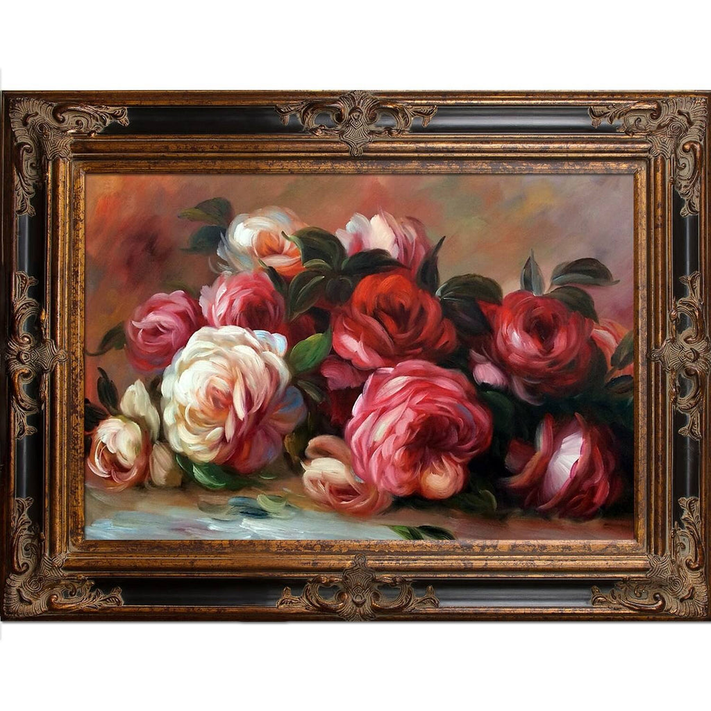 Pre-Framed Discarded Roses by Pierre-Auguste Renoir P691