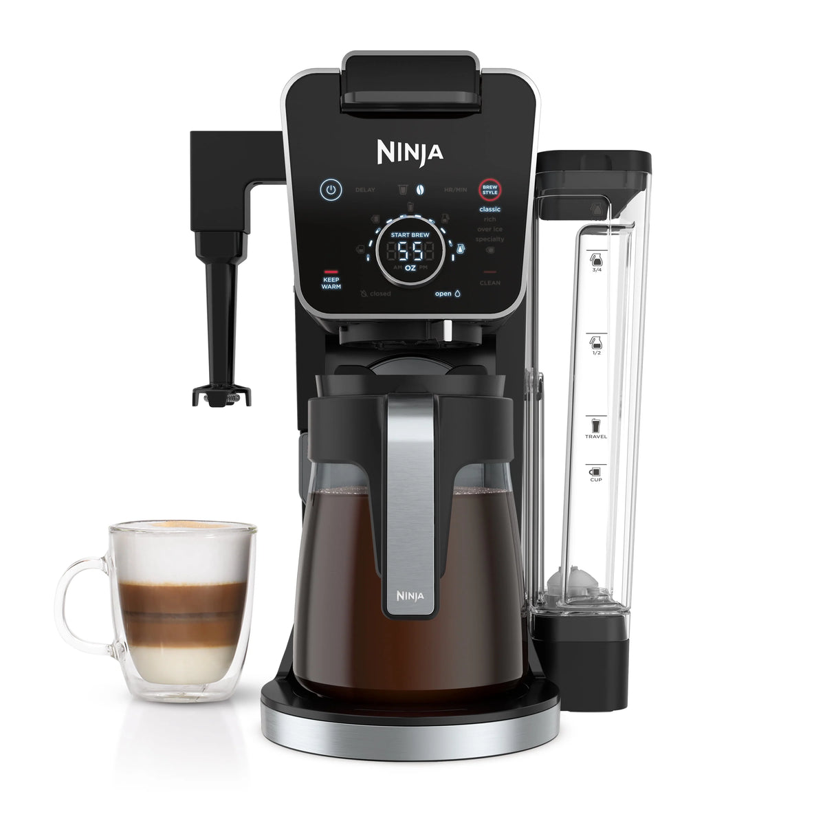 12-Cup Drip Coffee Maker with Glass Carafe Z245