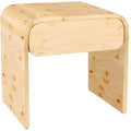 Burl Wood Night Stand J6187