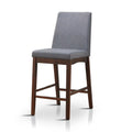 Fabric Counter Height Chair Set of 2 T78231