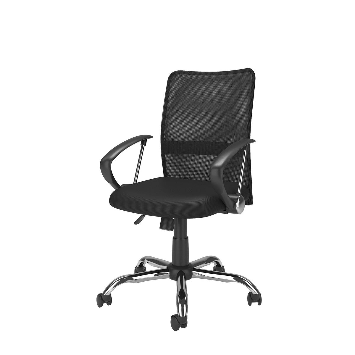 Yellow Contoured Mesh Office Chair E4147