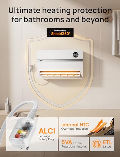 1500W Electric Space Heater with Adjustable Thermostat D791