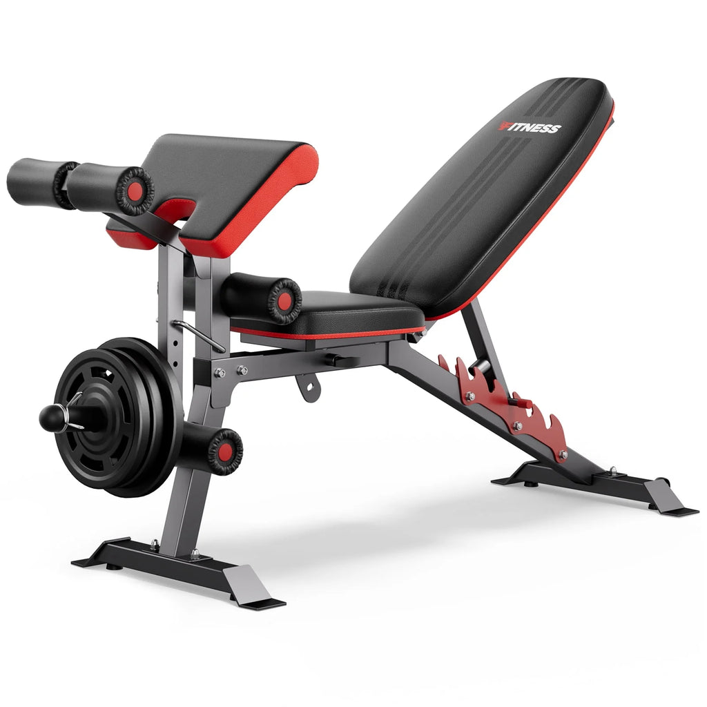 6 Positions Adjustable Foldable Weight Bench J2329