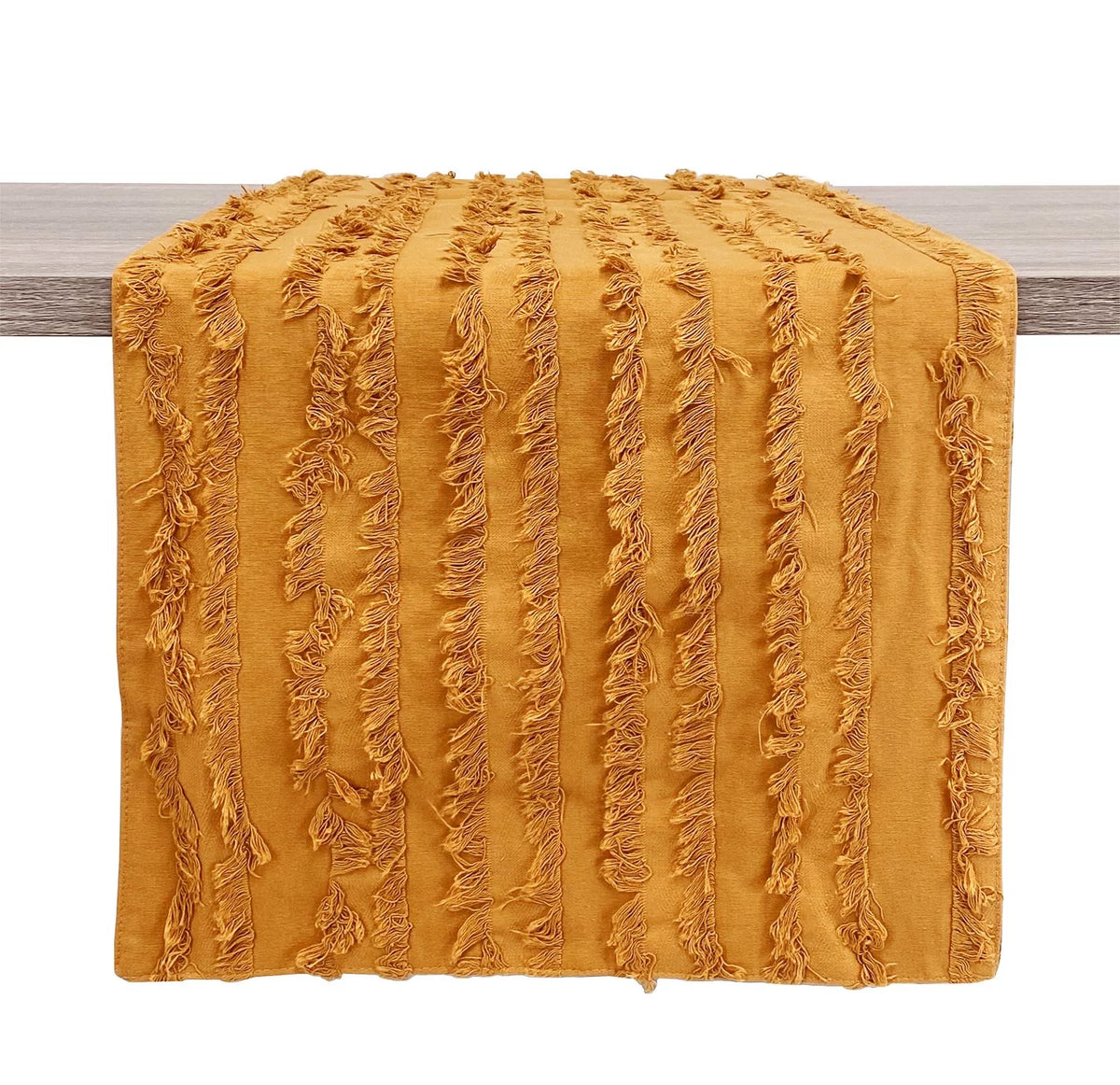 Mustard Cotton Table Runner 15"W x 72"L E889