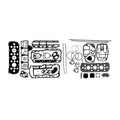 Gasket Kit for Mercury 75hp Inline 4 U49834