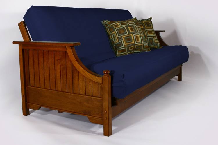 Navy Organic Cotton Twill Futon Cover P682