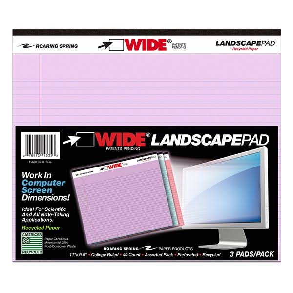 Wide Landscape Pad A4522
