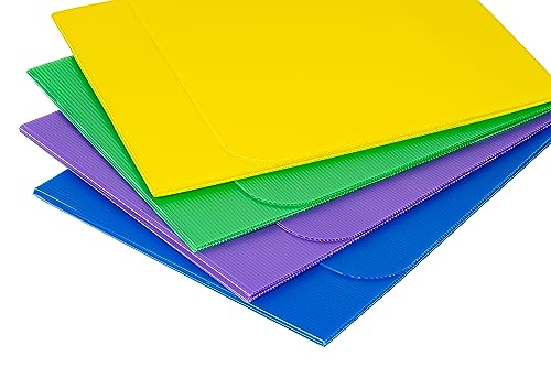 20-Pack Plastic Privacy Folders 45.35" x 13.5" Q434