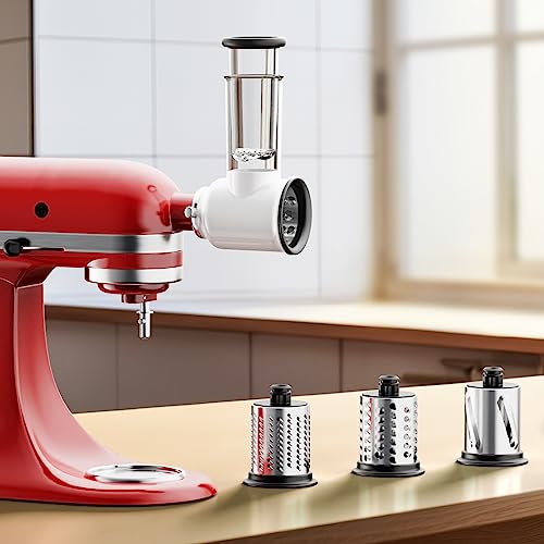 Slicer Shredder Attachment for Kitchenaid Stand Mixer with 3 Blades D631