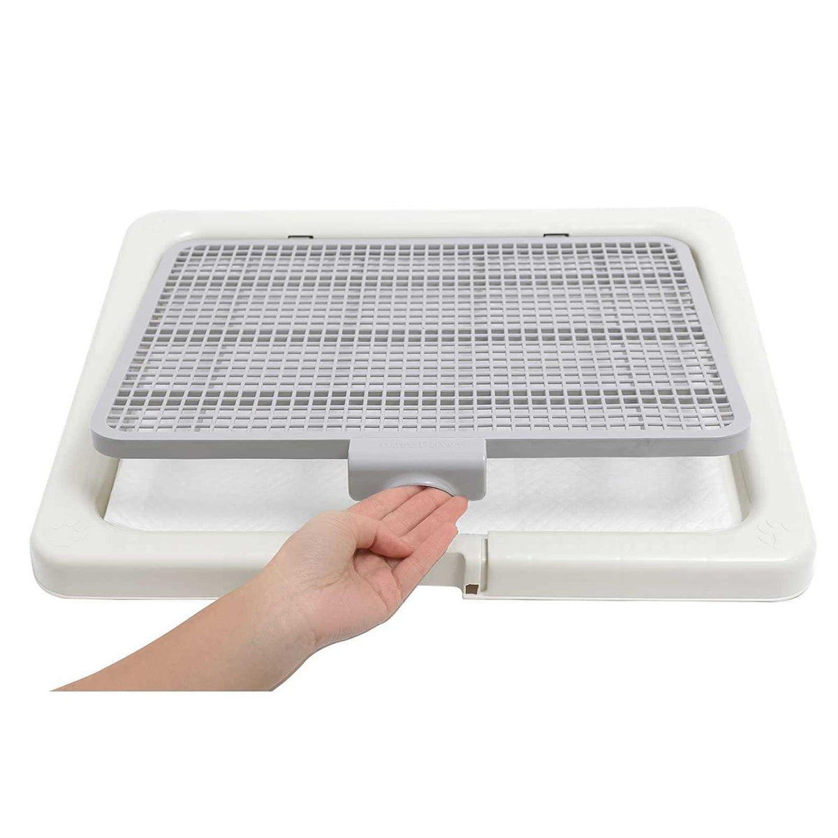 3 Sizes Small Puppy Dog Toilet Training Tray Pet Pads Holder S15564