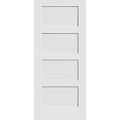 18x22 by 80x22 Shaker 4-Panel Interior Slab Passage Door Primed H634