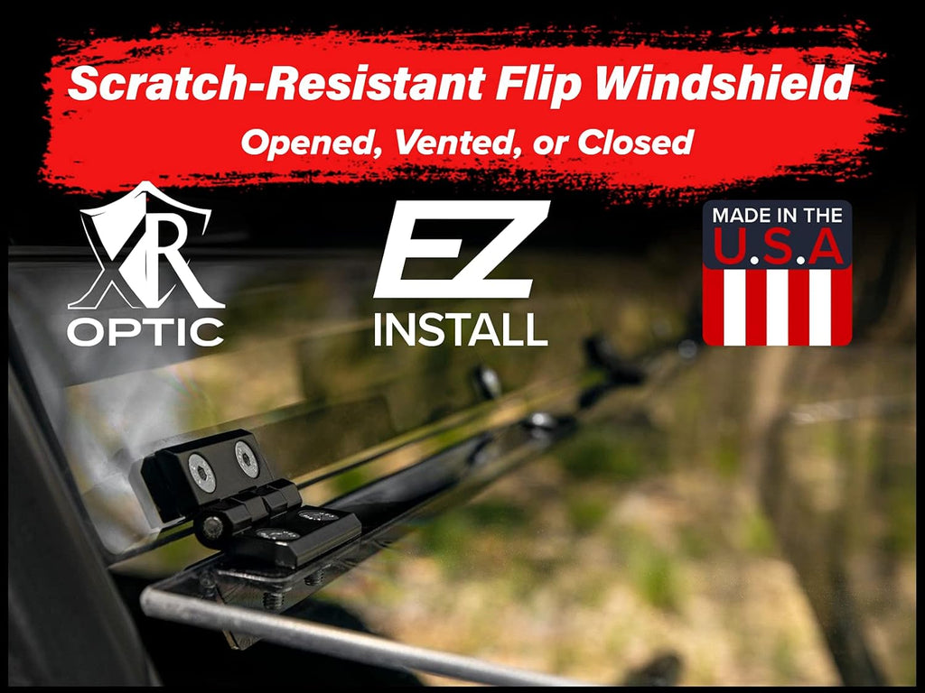 Heavy Duty Scratch Resistant Flip Windshield O194594