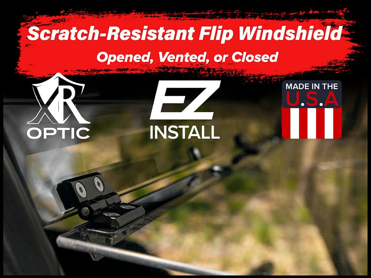 Heavy Duty Scratch Resistant Flip Windshield O194594