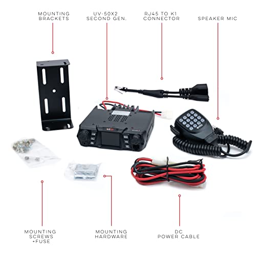 50 Watt Dual Band VHF UHF Mobile Radio P748750
