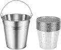 Grill Grease Drip Bucket with 10-Pack Foil Liners I431