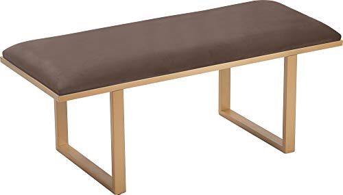 Dark Grey Velvet Bedside Bench G743