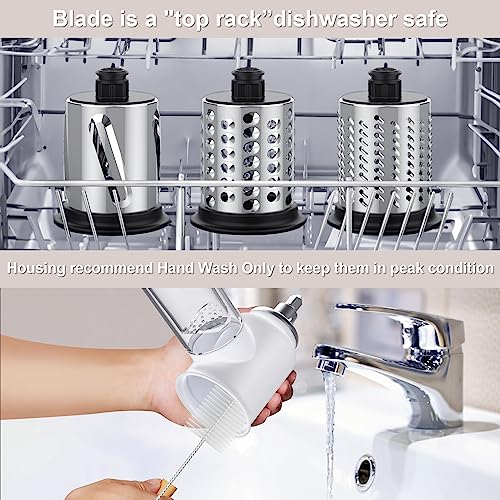 Slicer Shredder Attachment for Kitchenaid Stand Mixer with 3 Blades D631