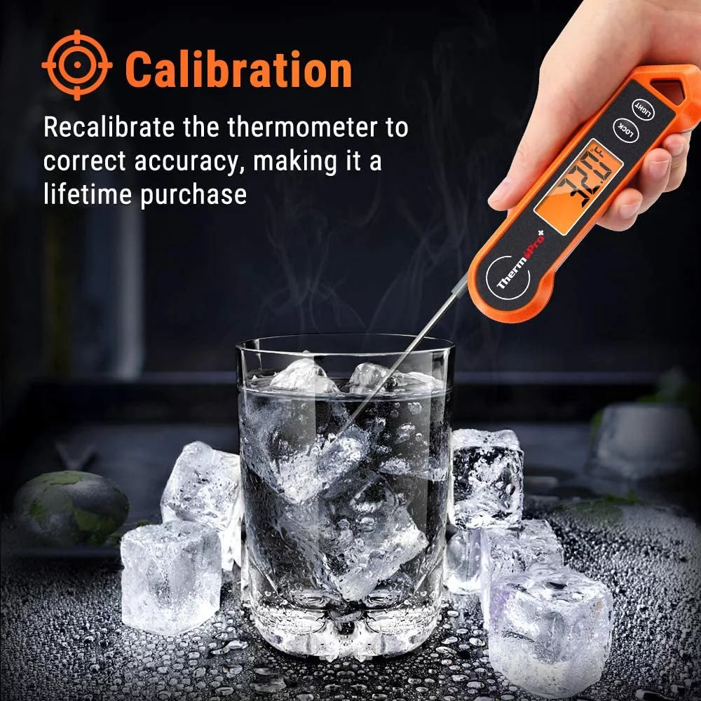 Waterproof Digital Meat Thermometer with Backlit and Motion Sensing Q8813