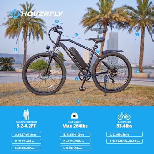 26" Electric Bike with 750W Peak Motor, 7-Speed, Removable Battery, Fat Tire B366693