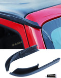 Black Roof Rain Gutter Extensions 2 PCs U11795