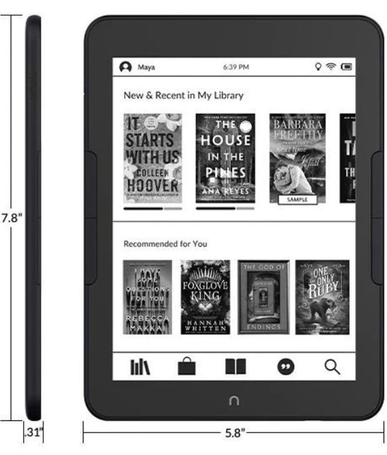 7.8-inch 32GB Black eReader Y445539