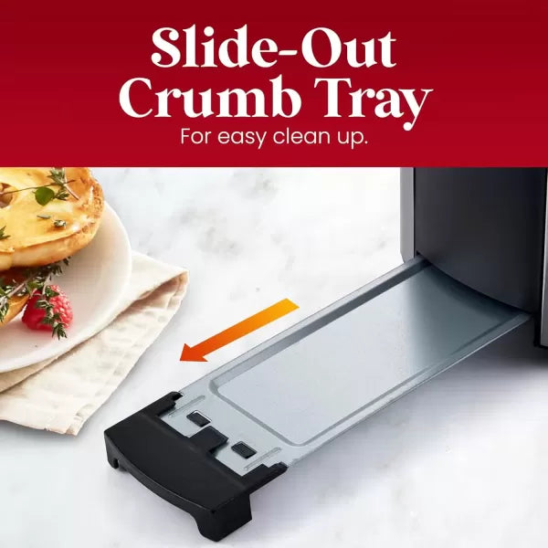 Long Slot 4 Slice Stainless Steel Toaster T325123