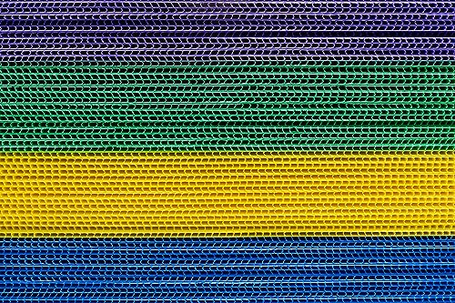 20-Pack Plastic Privacy Folders 45.35" x 13.5" Q434