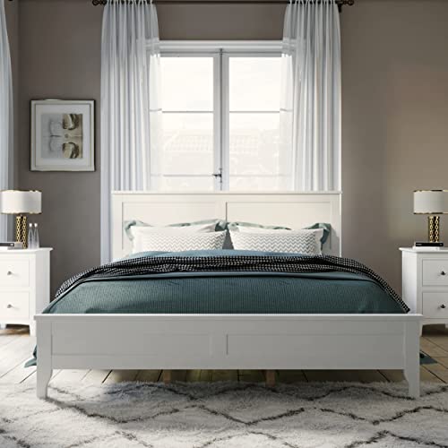 Black Wood King Size Bed Frame Z299254