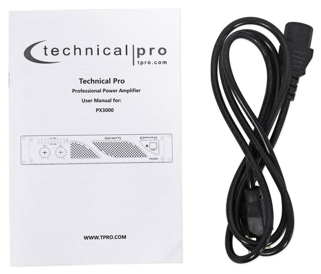 3000W 2-Ch. Power Amplifier with Headphones W417