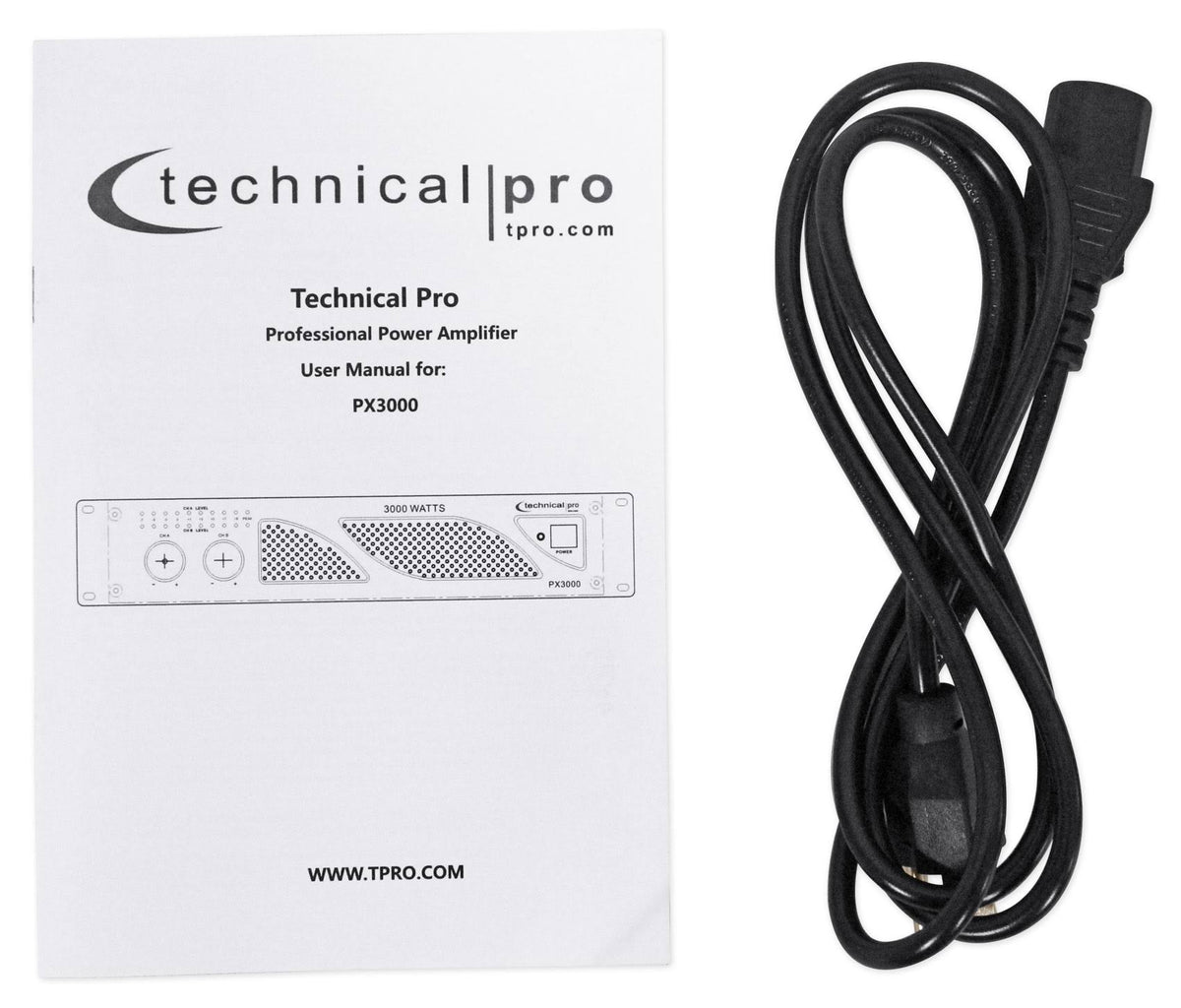 3000W 2-Ch. Power Amplifier with Headphones W417