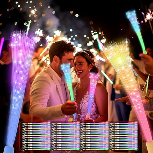 24 PCS Glow Fiber Optic Wands E85346