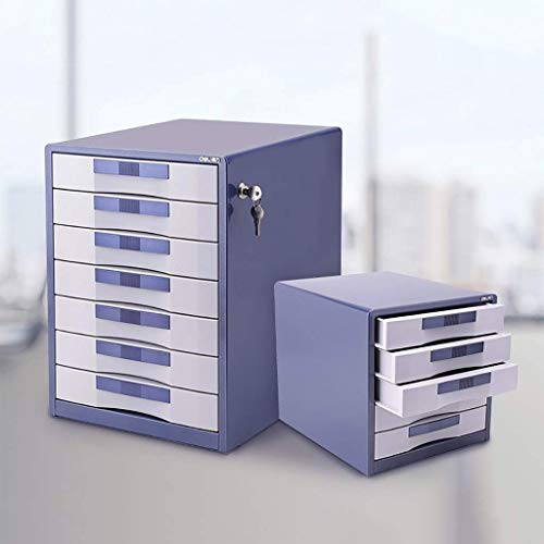 Brown 5-Layer File Cabinet with Lock P68772