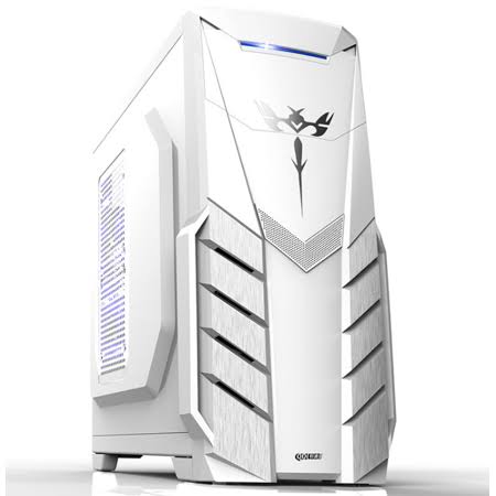 White Micro Transparent Panel PC Gaming Case R72359
