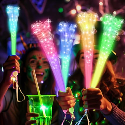 24 PCS Glow Fiber Optic Wands E85346
