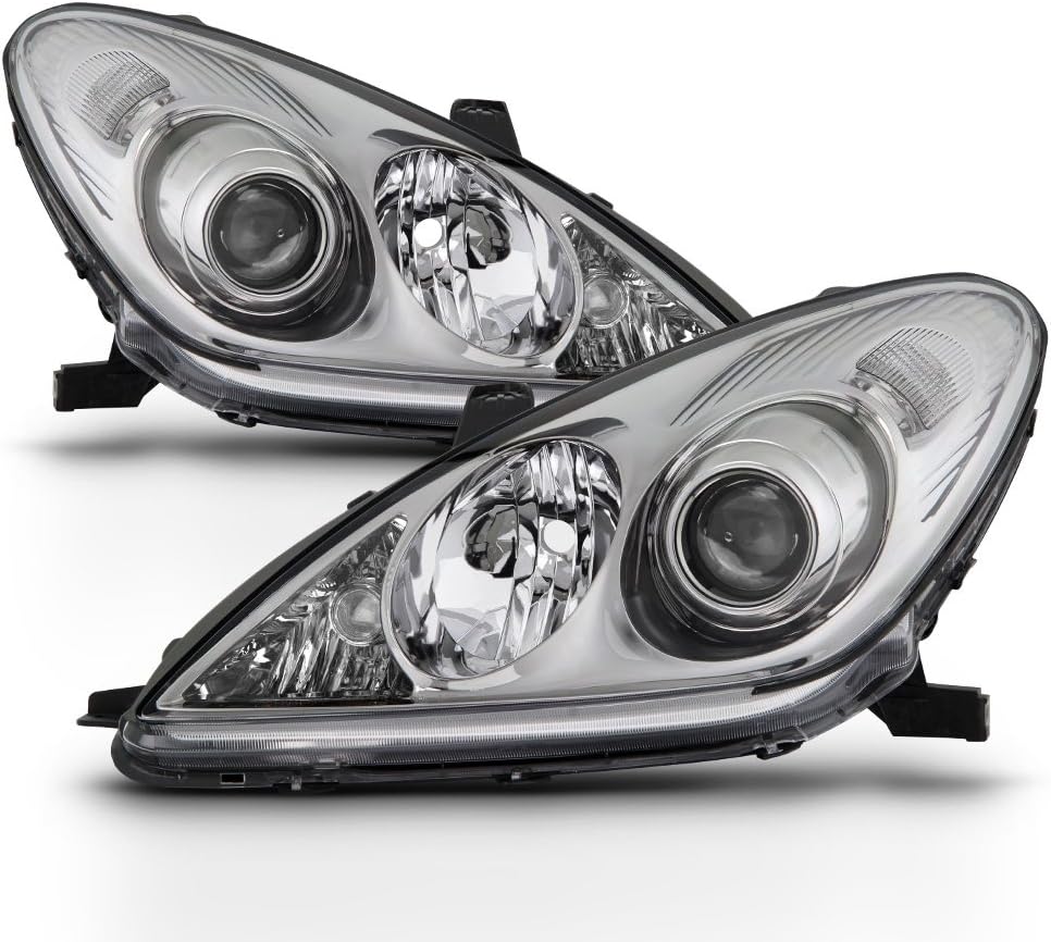 2005-2006 Lexus ES330 Headlights Headlamps Replacement Driver + Passenger Side C38096