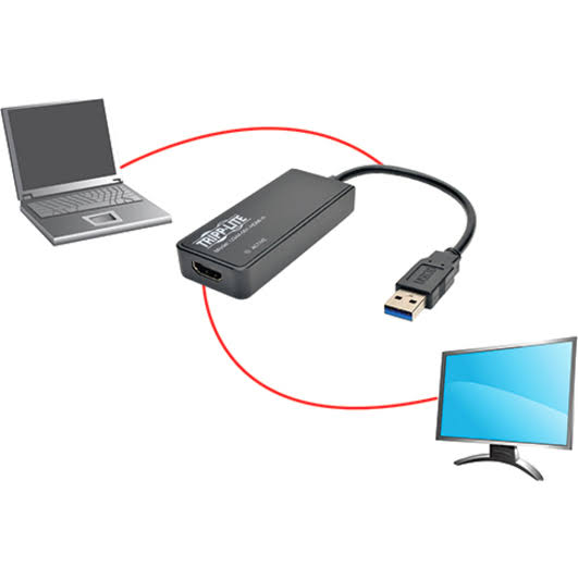 USB 3.0 to HDMI Dual Monitor Adapter 1080p Q762