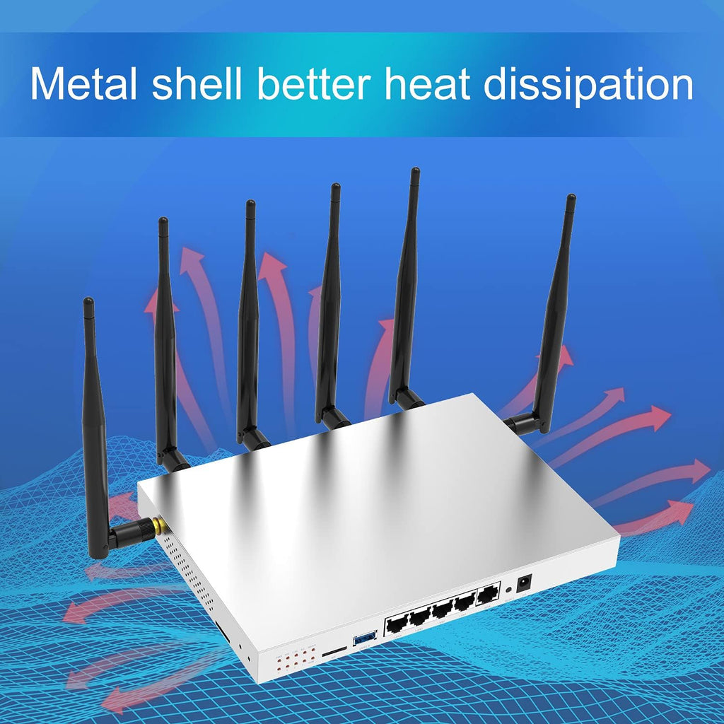 4G LTE AC1200 Dual Band Gigabit WiFi Router with SIM Card Slot USB 3.0 M4376