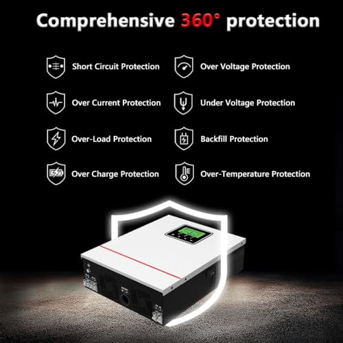 2200W Solar Hybrid Inverter Pure Sine Wave with 80A MPPT Solar Charger C45997