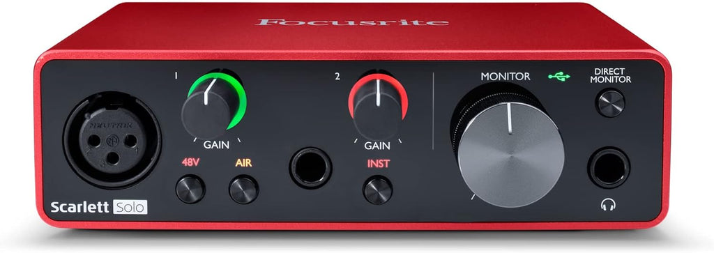 Rode PSA1 & Focusrite Scarlett Solo 3rd Gen USB Audio Interface X804