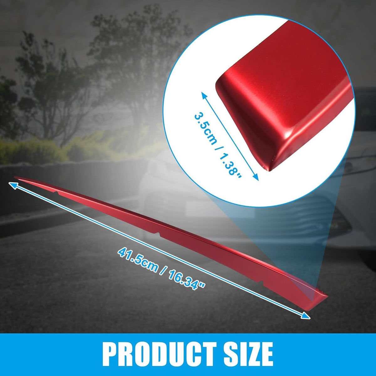 2pcs Front Center Hood Grille Cover Trim D4005