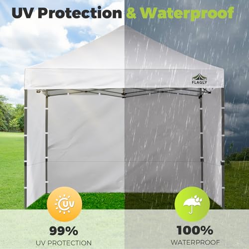 10x10 Pop Up Canopy Sidewalls 300D Waterproof W77784