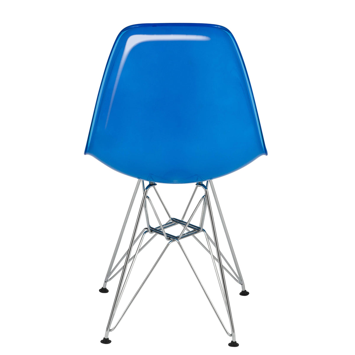 White Blue Dining Chair Q413