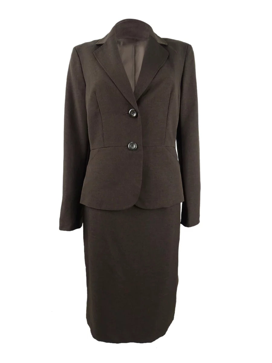 Two-Button Skirt Suit G43503