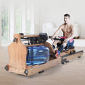 Water Rowing Machine with LED Display Foldable D419