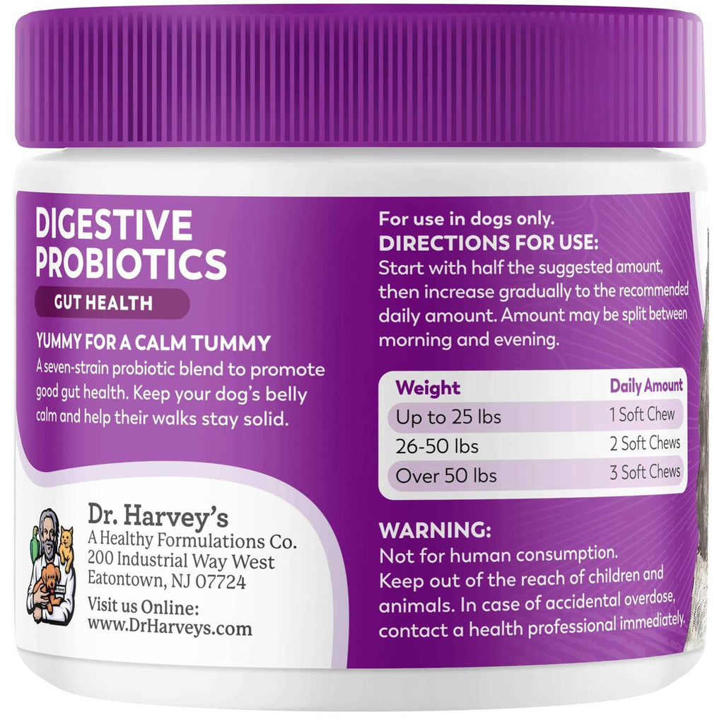 Probiotics Gut Health for Dogs Soft Chews W9729