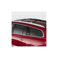Roof Rack Cross Rail Package Black Rails with Chrome End Cap J13541