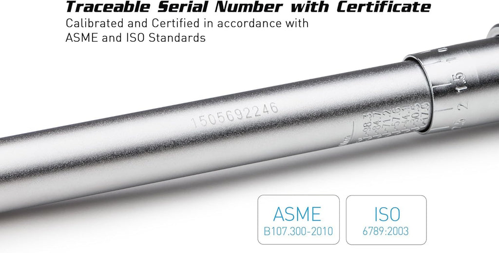 30-150 Inch Pound Industrial Torque Wrench, 1 4 Drive, Matte Chrome L882258